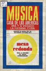 [Septiembre-Octubre 1977] Boletin de musica